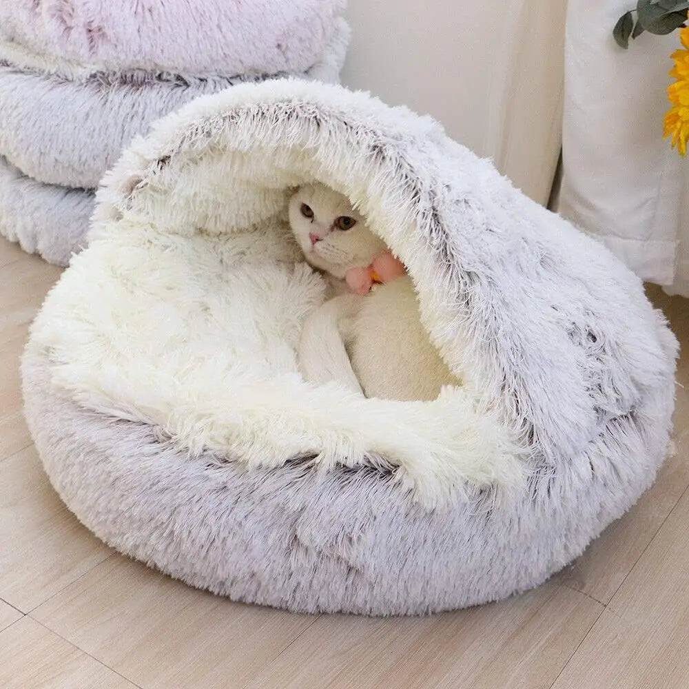 Plushy & Cozy Pet Cave Bed